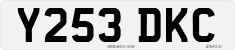 License plate of the United Kingdom, 1983 year system