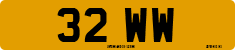 License plate of the United Kingdom, 1932 year system
