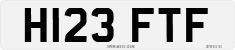License plate of the United Kingdom, 1983 year system