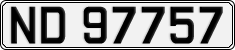 License plate of Norway, Cars