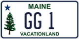 Maine, Vanity Plates