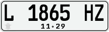 License plate of Indonesia, Regular plates