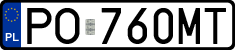 License plates of Poland, Regular car plates