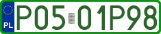 License plates of Poland, Professional plates