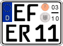 German license plate, Seasonal plates