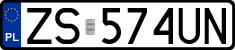 License plates of Poland, Regular car plates