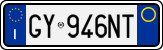 License plate of Italy, Cars (1994 year series)