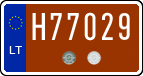 License plate of Lithuania, Oldtimers