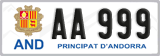 License plate of Andorra, Vanity Plates