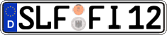German license plate, Regular plates