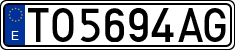 License plates of Spain, 1971 year series