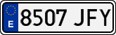License plates of Spain, Ordinary (2000)