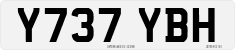 License plate of the United Kingdom, 1983 year system
