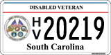 South Carolina, Military (A12345 / AB12345)