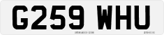License plate of the United Kingdom, 1983 year system