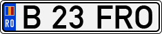 License plate of Romania, Regular plates