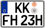 German license plate, Plates for oldtimers (type 
