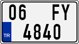 License plate of Turkey, Regular plates