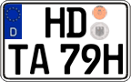 German license plate, Plates for oldtimers (type 
