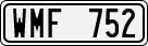 License plate of Sweden, Regular plates