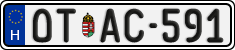 license plates of Hungary, Oldtimers (2022)