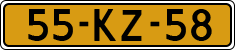 License plate of the Netherlands, Military
