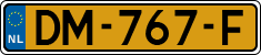 License plate of the Netherlands, Military