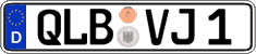 German license plate, Regular plates