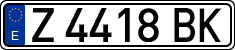 License plates of Spain, 1971 year series