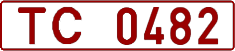 License plate Belarus, Trucks and buses (1992)