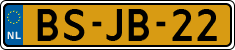 License plate of the Netherlands, Heavy Commercial Vehicles (1994 system)