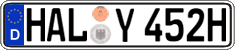 German license plate, Plates for oldtimers (type 