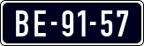 License plate of the Netherlands, Imported oldtimers (commercial vehicles)