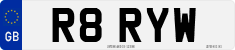 License plate of the United Kingdom, 1983 year system