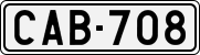 License plate of Finland, Cars