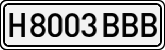 License plates of Spain, Specialty plates