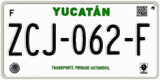 Yucatán, Cars (AAA-000-A)