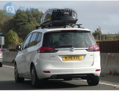 NJ18 KVE, Vauxhall Zafira