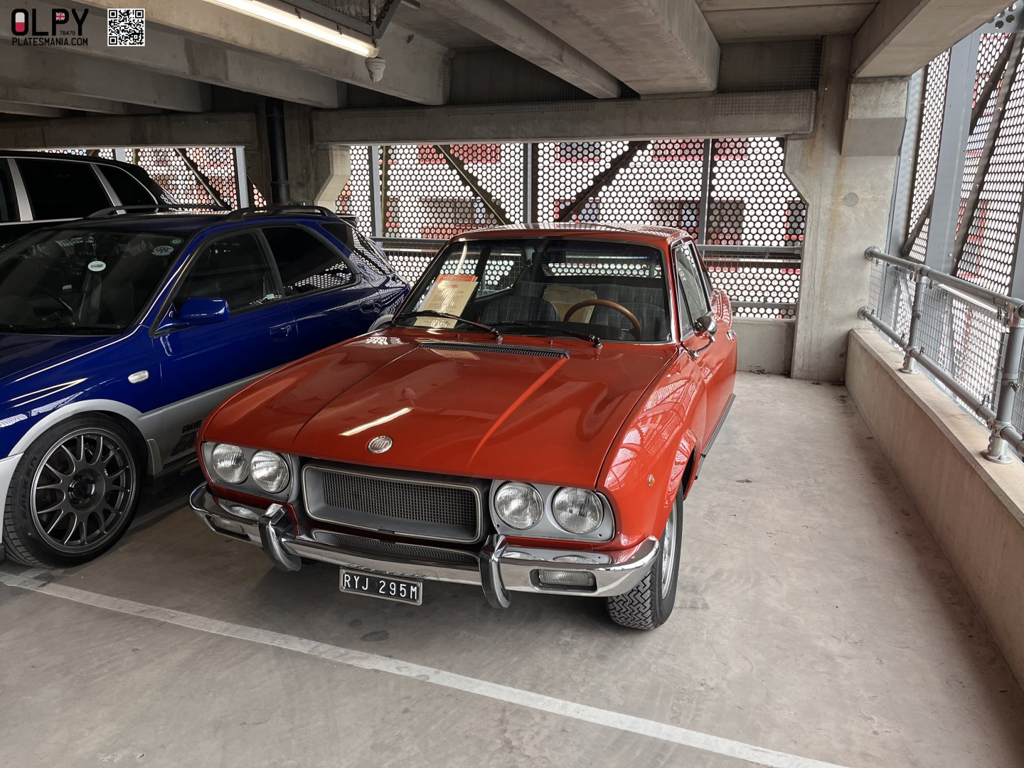 RYJ295M, FIAT 124 1st gen Sport Coupé, 1967–1976