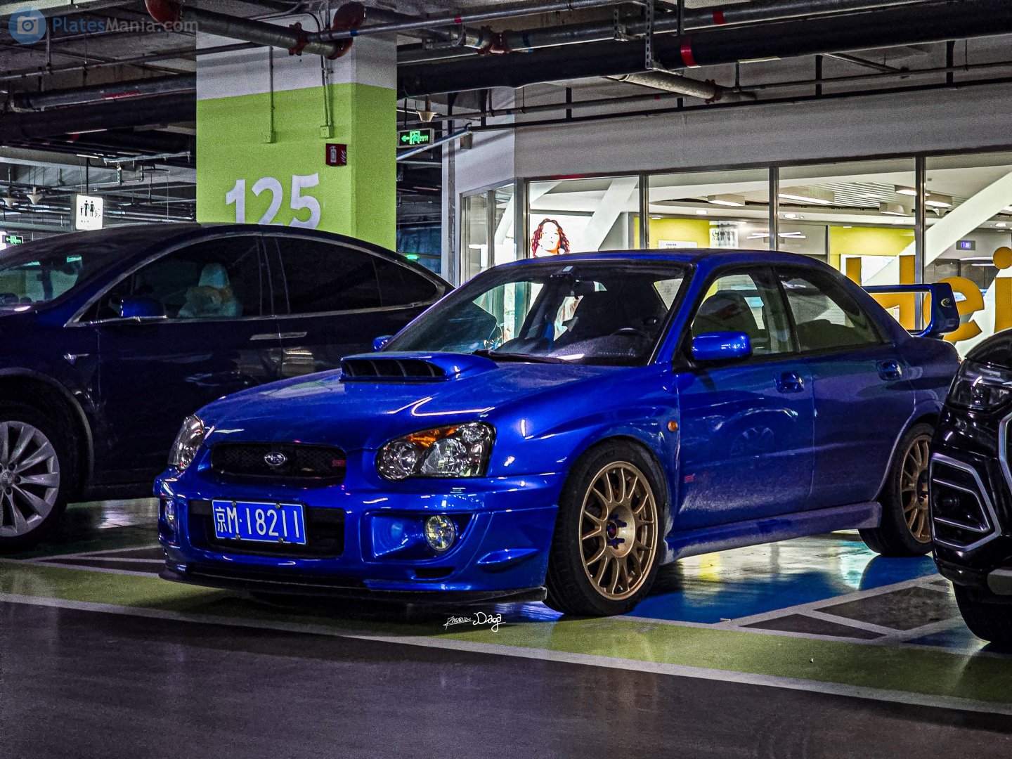 京M·18211, Subaru Impreza 2nd gen Sedan (GD), 1st facelift, 2002–2005