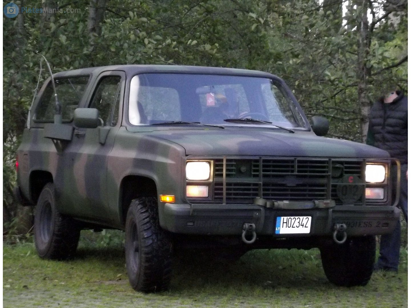 H02342, Chevrolet CUCV M1009 SUV, 1984–1987