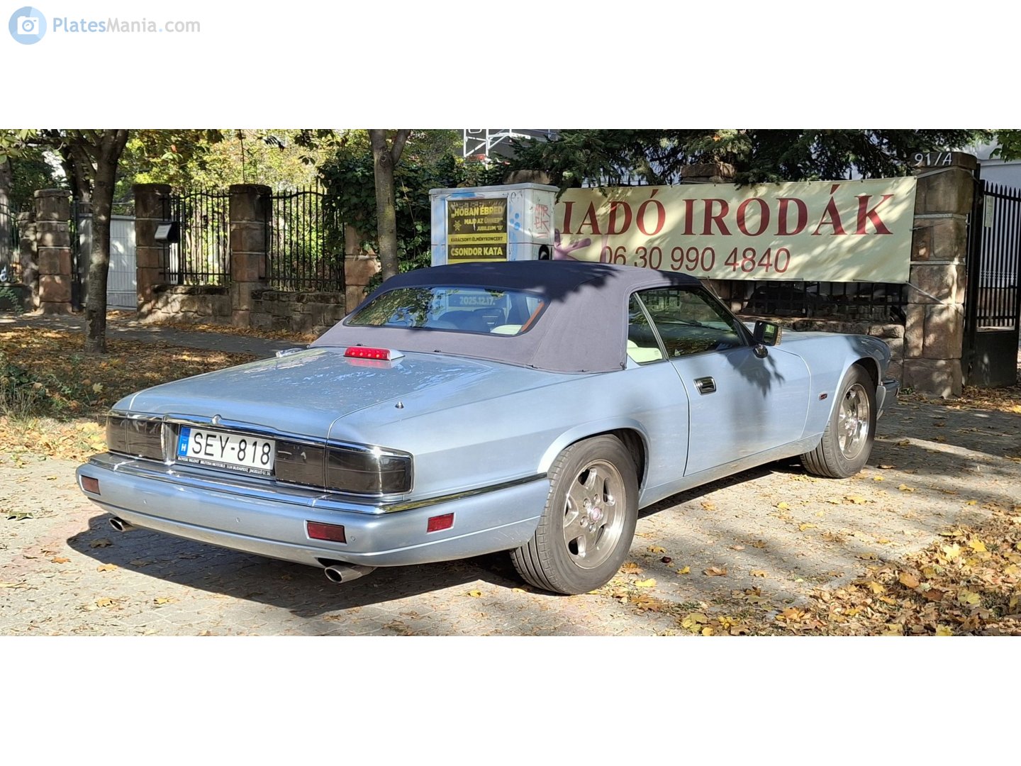 SEY-818, Jaguar XJS XJS Convertible (Series 3), 1991–1996