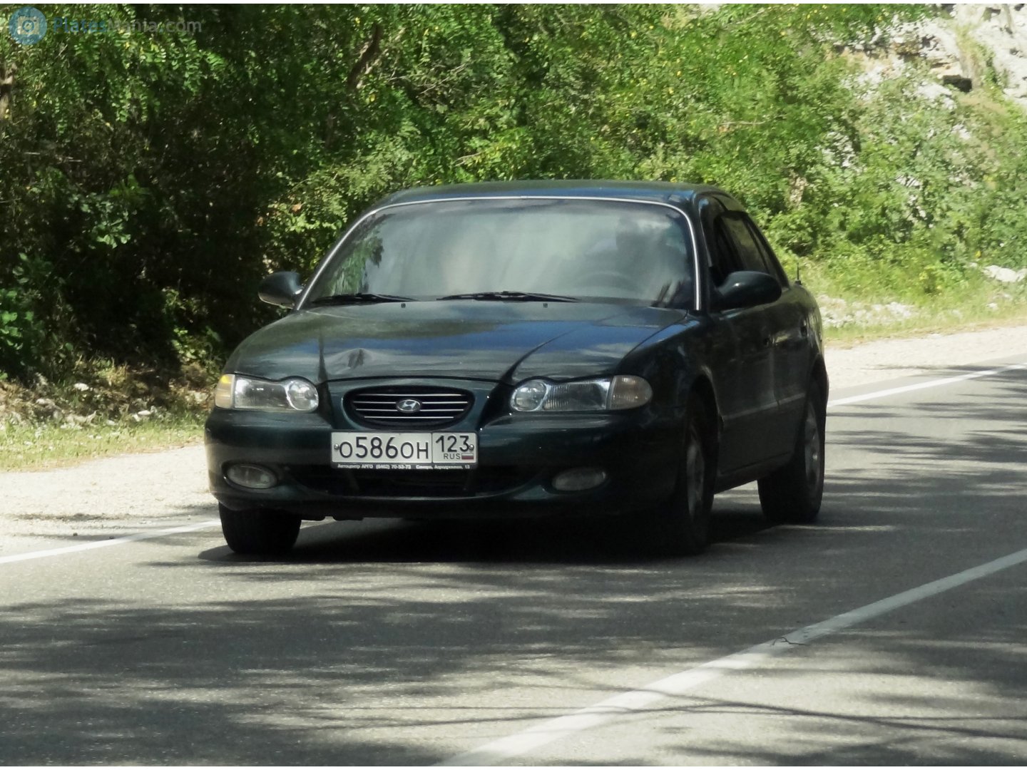 о 586 он 123, Hyundai Sonata 3rd gen (Y3), facelift, 1996–1999