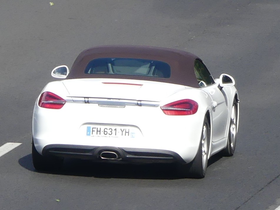 FH-631-YH, Porsche Boxster 3rd gen (981), 2012–2017