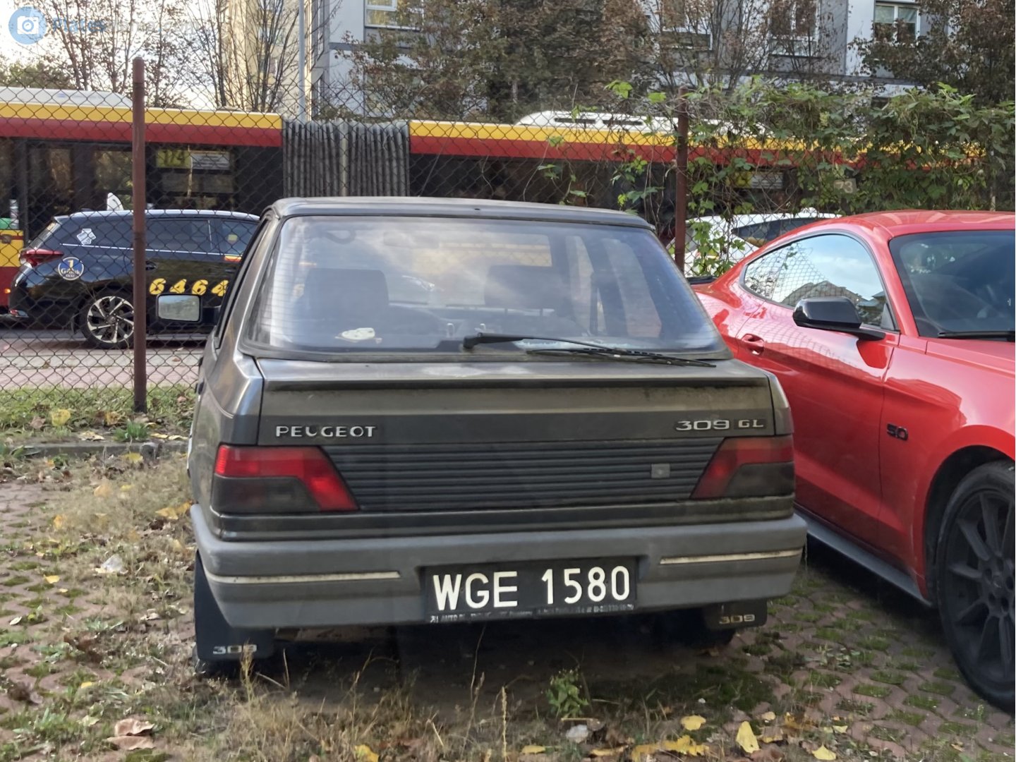 WGE 1580, Peugeot 309 1st gen 5-door Hatch (10A/C), 1985–1993