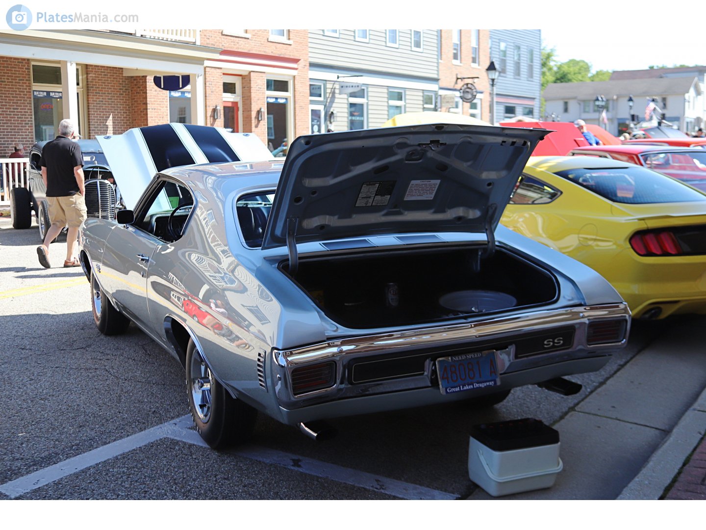 48081 A, Chevrolet Chevelle 2nd gen 1970 2-door Hardtop (27/37; A-body), 2nd facelift, 1969–1970