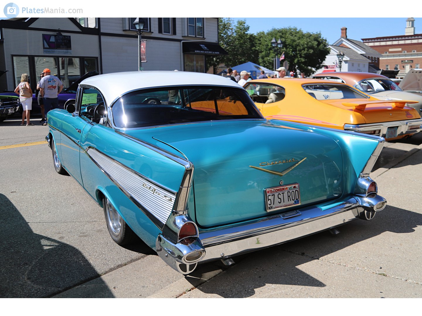 57 ST R0D, Chevrolet Bel Air 2nd gen 1957 2-door Hardtop (2454; A-body), 2nd facelift, 1956–1957