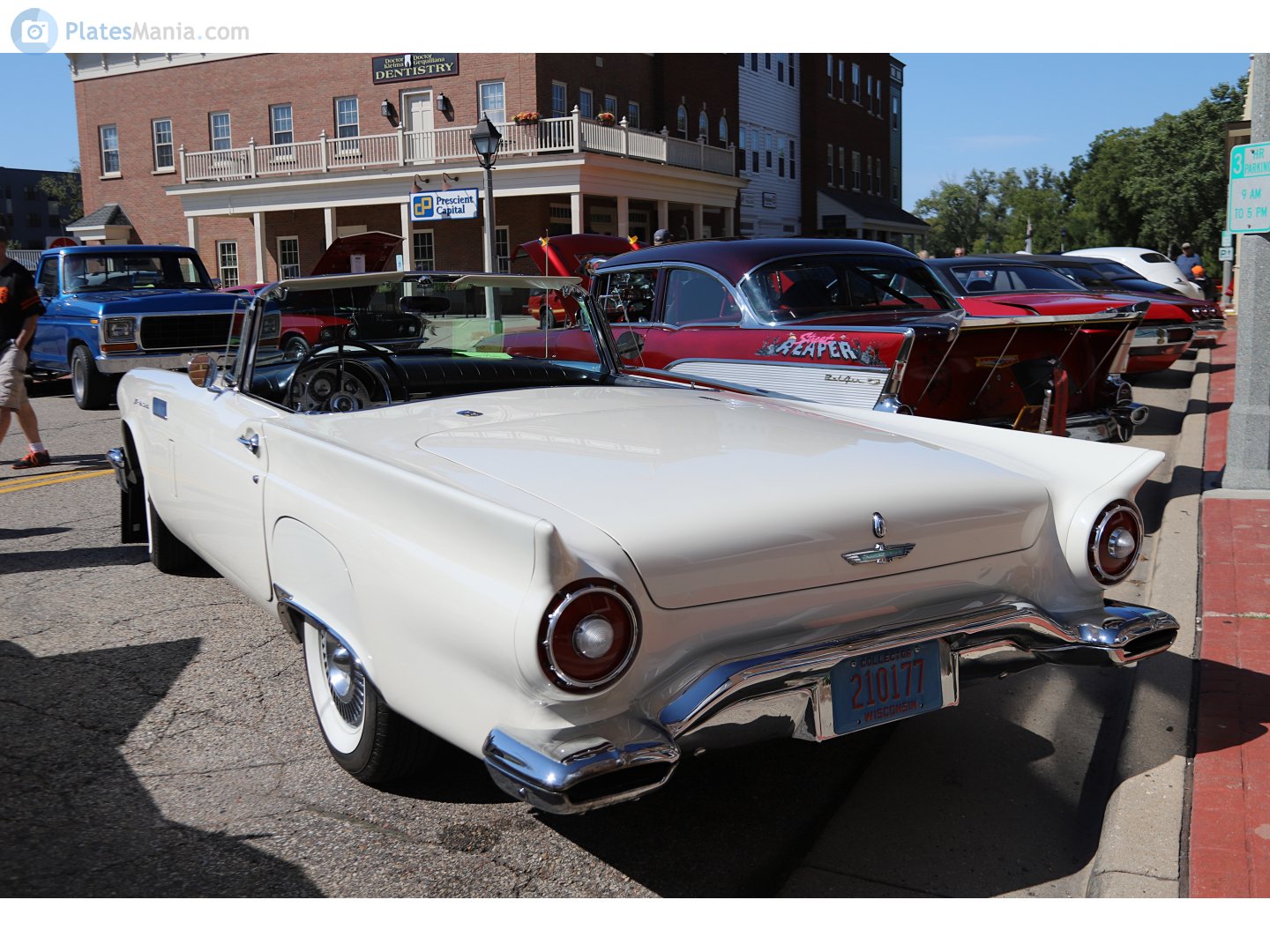210177, Ford Thunderbird 1st gen 1957 Convertible, 2nd facelift, 1956–1957