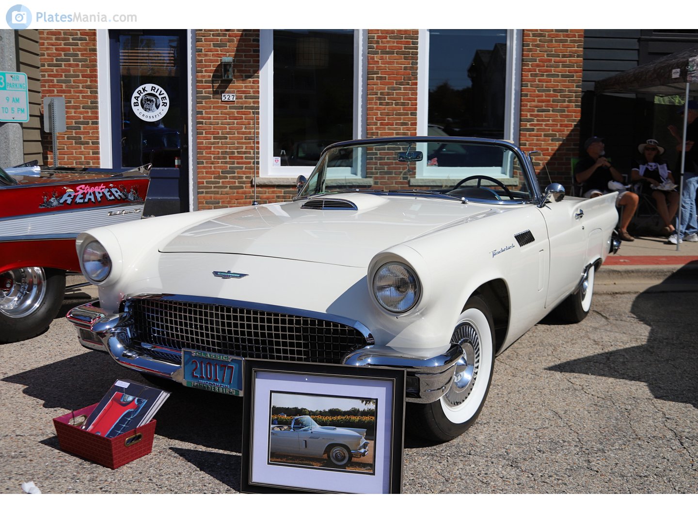 210177, Ford Thunderbird 1st gen 1957 Convertible, 2nd facelift, 1956–1957