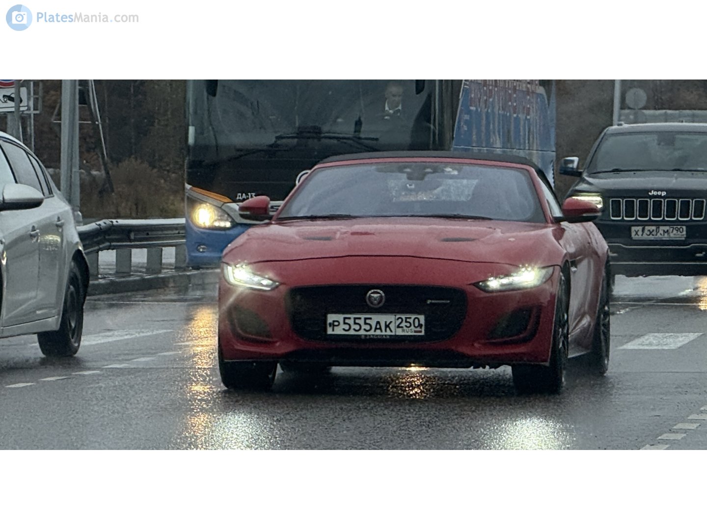 р 555 ак 250, Jaguar F-Type 1st gen Convertible (X152), facelift, 2019–2024